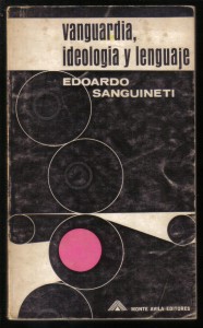 Vanguardia, ideología y lenguaje, de Edoardo Sanguineti