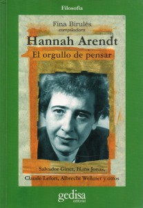 Hannah Arendt El orgullo de pensar130