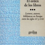 El orden de los libros, Chartier232