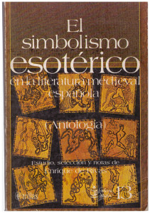 El simbolismo mesoterico en la literatura medieval española